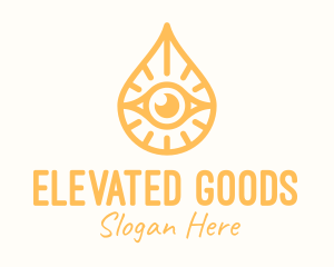 Golden Egyptian Eye logo design