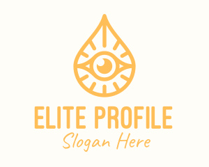 Golden Egyptian Eye logo design