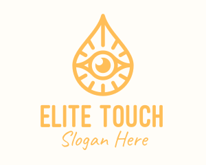 Golden Egyptian Eye logo design