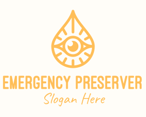 Golden Egyptian Eye logo design