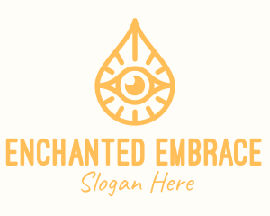 Golden Egyptian Eye logo design