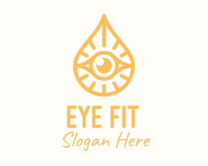 Golden Egyptian Eye logo design