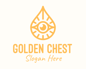 Golden Egyptian Eye logo design