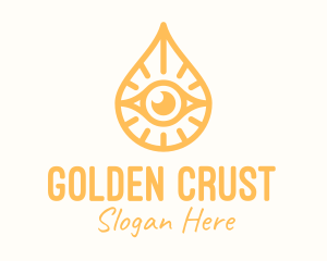 Golden Egyptian Eye logo design