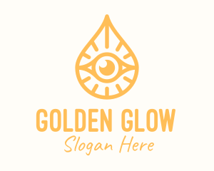 Golden Egyptian Eye logo