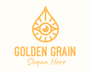 Golden Egyptian Eye logo design