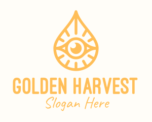 Golden Egyptian Eye logo design