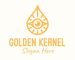 Golden Egyptian Eye logo design