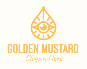 Golden Egyptian Eye logo design