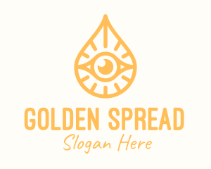 Golden Egyptian Eye logo design