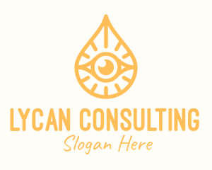 Golden Egyptian Eye logo design