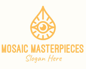 Golden Egyptian Eye logo design