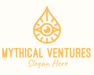 Golden Egyptian Eye logo design