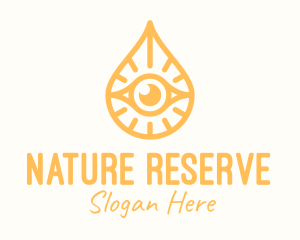 Golden Egyptian Eye logo design