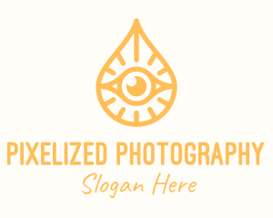 Golden Egyptian Eye logo design