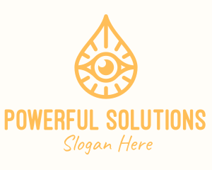 Golden Egyptian Eye logo design