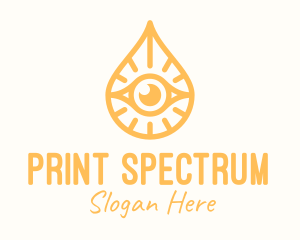 Golden Egyptian Eye logo design