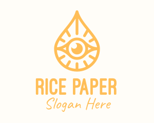 Golden Egyptian Eye logo design