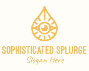 Golden Egyptian Eye logo design