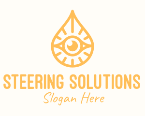 Golden Egyptian Eye logo design