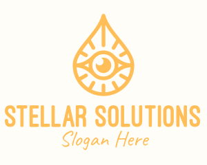 Golden Egyptian Eye logo design