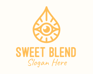 Golden Egyptian Eye logo design