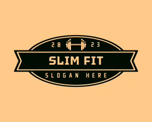 Workout Training Badge logo design