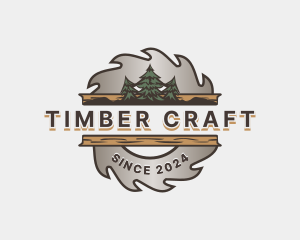 Lumber Wood Saw logo