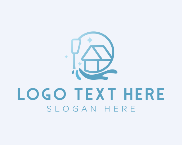 Home Cleaning logo example 3