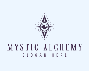 Mystical Eye Fortune Telling  logo design