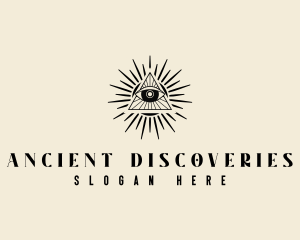 Ancient Pyramid Eye logo design