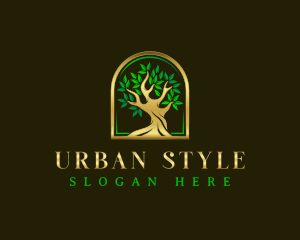 Wood Tree Plant logo
