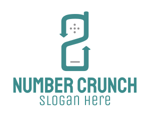 Mobile Number Two logo design