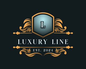 Luxury Shield Crest logo design