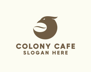 Coffee Cafe Bird logo design