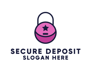 Star Lock Security logo design