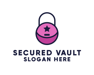 Star Lock Security logo design