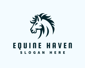 Horse Equine Ranch logo design