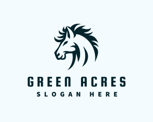 Horse Equine Ranch logo design