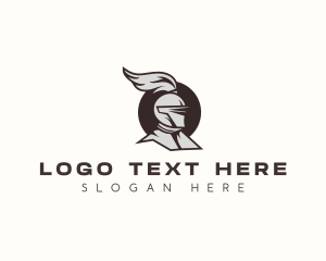 Medieval Knight Helmet logo