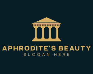 Greek Parthenon Athens logo design