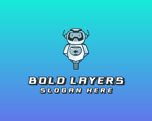 Gaming Robot Avatar logo design