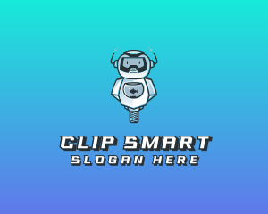 Gaming Robot Avatar logo design