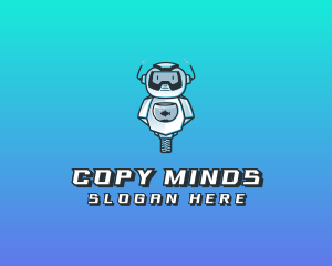 Gaming Robot Avatar logo design