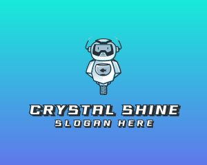 Gaming Robot Avatar logo design