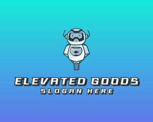 Gaming Robot Avatar logo design