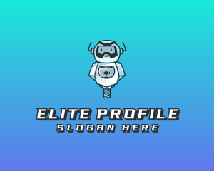 Gaming Robot Avatar logo design