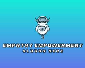 Gaming Robot Avatar logo design