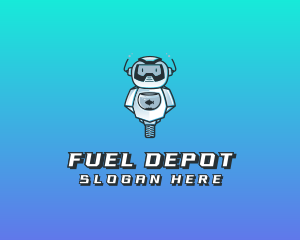 Gaming Robot Avatar logo design