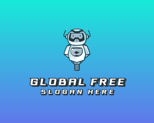 Gaming Robot Avatar logo design